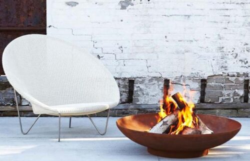 COR-TEN STEEL FIRE BOWL