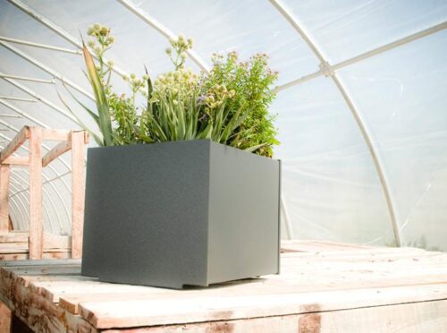 SQUARE 22 GALLON OUTDOOR PLANTER