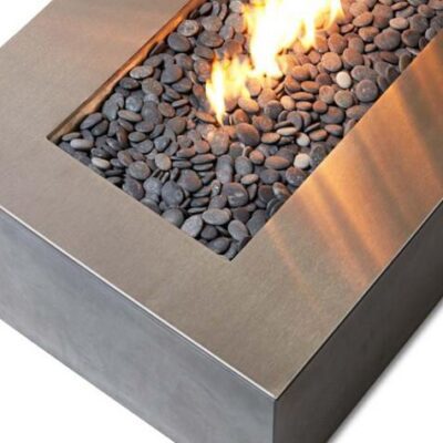 Modern Fire Pit - Robata - Linear Concrete