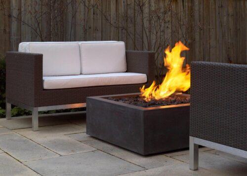 Modern Fire Pit - Bento - Concrete Fire Pit