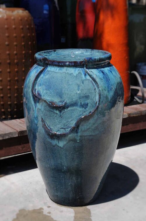 blue planter