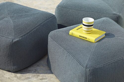 Modern Patio Furniture - Divine Outdoor Footstool/Bean Bag