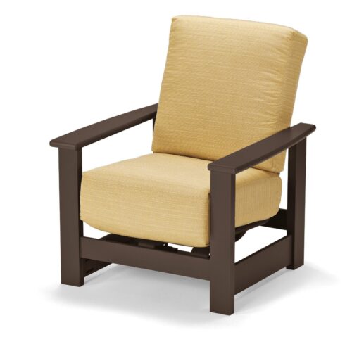 LEEWARD COLLECTION HIDDEN MOTION ARM CHAIR