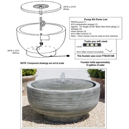 Modern Fountain - Outdoor Girona