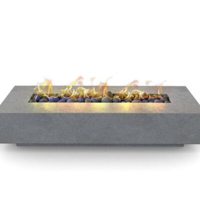 Modern Fire Pit - Pallas - Concrete Linear Fire Pit