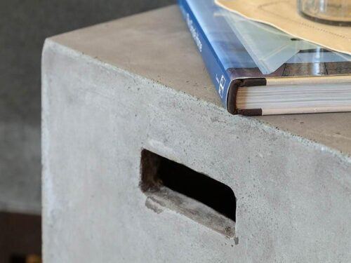 Outdoor Furniture - Urban Concrete Square End Table