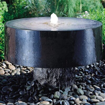 Modern Fountain - Polished Millstone