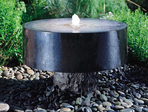 Modern Fountain - Polished Millstone