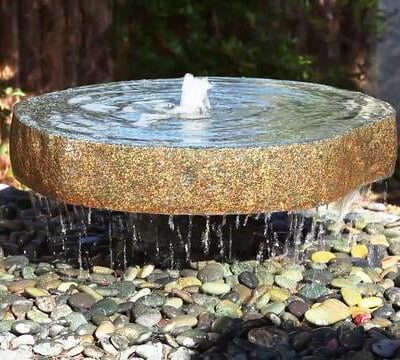 Modern Fountain - Natural Millstone