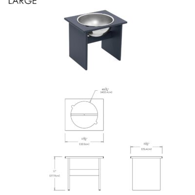 Modern Patio Furniture - Single Dog Bowl