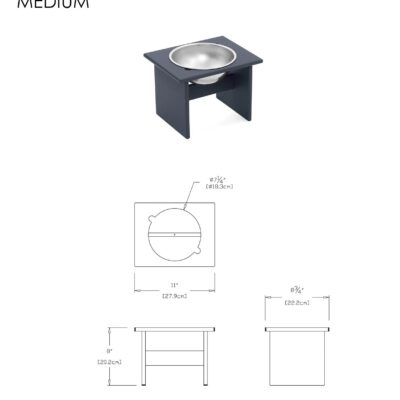 Modern Patio Furniture - Single Dog Bowl
