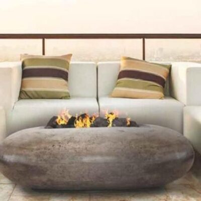 Modern Fire Pit - Pebble