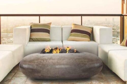 Modern Fire Pit - Pebble