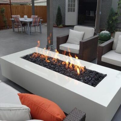 Modern Fire Pit - Rectangular CL Steel