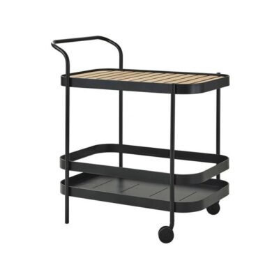 Modern Patio Furniture - Roll Outdoor Modern Bar Cart