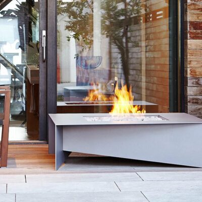 Modern Fire Pit - Fold Steel