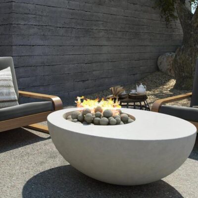 Modern Fire Pit - Nyx - Concrete Fire Bowl