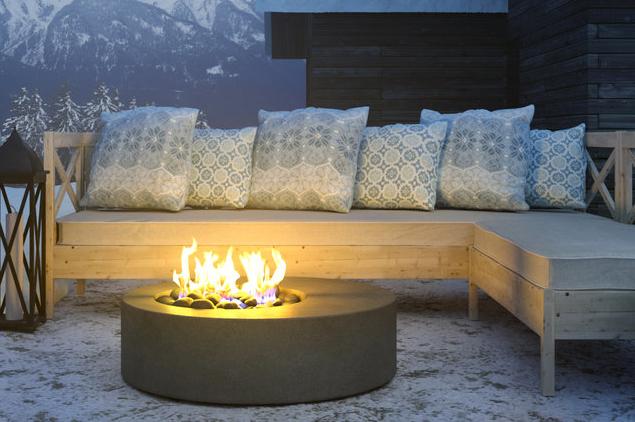 Hestia Modern Fire Pit Stay Cozy And, How To Form A Round Concrete Fire Pit