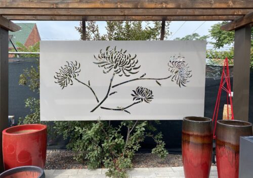 FLORAL OUTDOOR WALL  ART