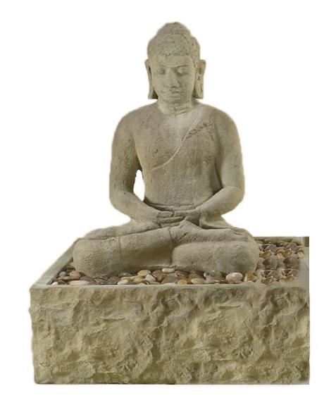 Modern Fountain - Sitting Buddha
