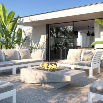 Modern Fire Pit - Atlas - Cantilever Concrete