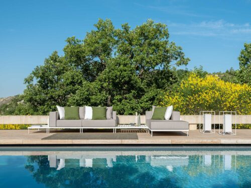gray outdoor sectional