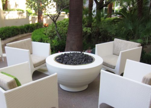 bowl round fire pit