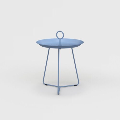 light blue outdoor table