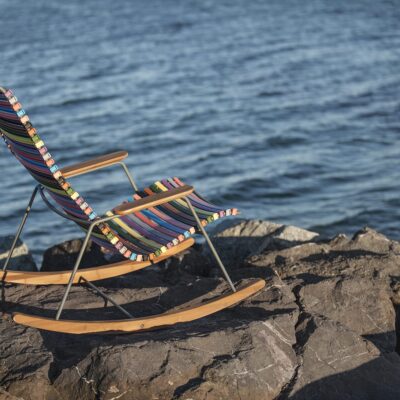 colorful rocking chair