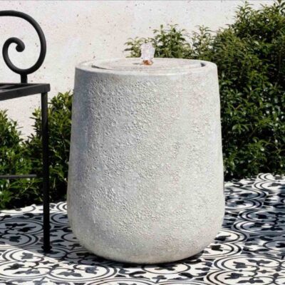 concrete outdoor fountain