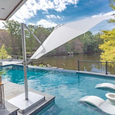 aurora white cantilever umbrella